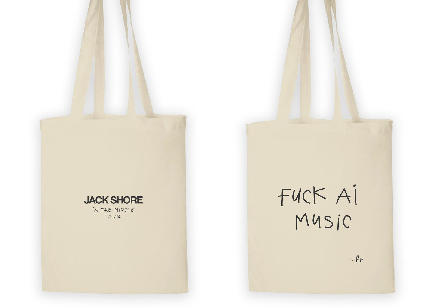 Tote Bag "Fuck AI Music"