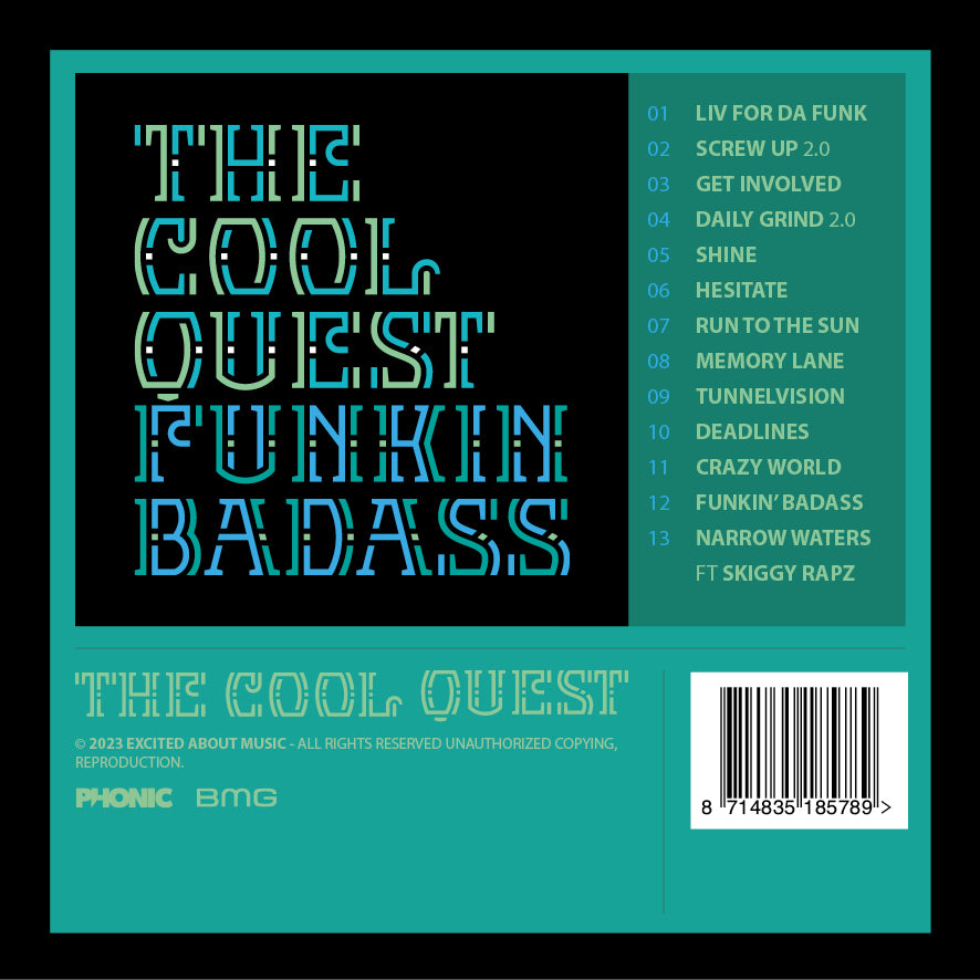 Funkin' Badass vinyl - The Cool Quest